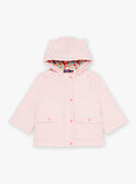 Imperméable rose ciré à capuche 3 en 1 FIMARION / 23E1BF51IMP318
