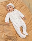 Pyjama imprimé pois et petites autruches bébé fille DORICE_B / 22H0NFH1GRE001