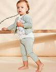 Legging vert tendre à papillon FAISTEL / 23E1BFD1CAL612
