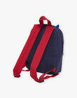 Sac à dos à rayures et animation loup en canvas DASACAGE / 22H4PGE1BESC205