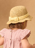 Chapeau de paille ruban MANOELIA / 25E4BFK2CHA009