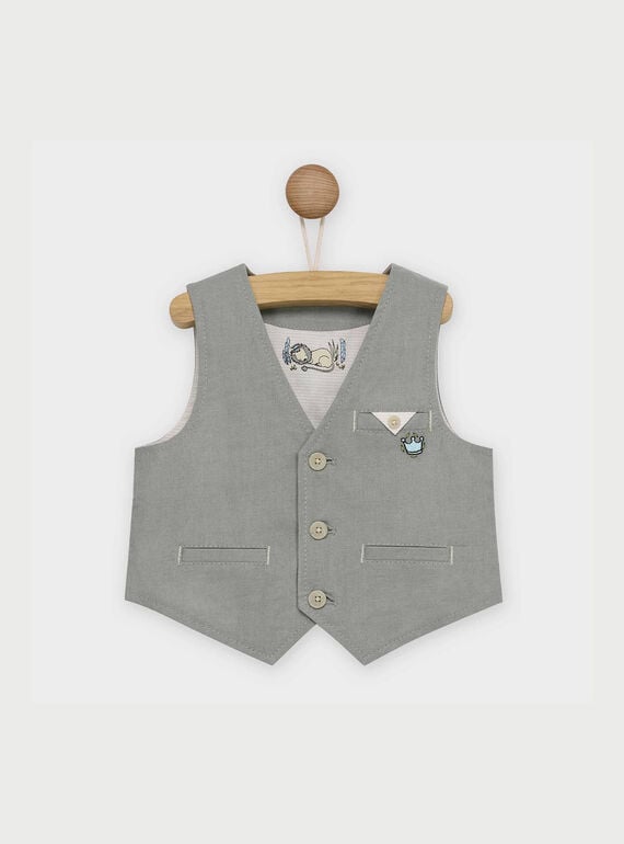 Gilet sans manches gris RYBRYANE / 19E1BGR1GSM604