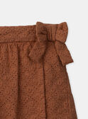 Jupe short broderie anglaise MLORUPETTE / 25E2PFP1JPSI814