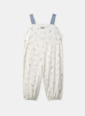 Pantalon de pluie écru imprimé animaux et bas de jambes reserrés Bébé Garçon NINOE / 25H1BGE2PDP002