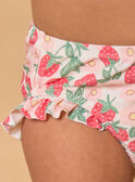 Culotte de bain imprimé fraise MITAHIS / 25E4BFC4MAI001