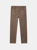 Jean slim marron Fille NISLIMETTE / 25H2PFS1PAN821