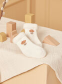 2 paires de chaussettes écrues LOLO / 24H0AM21SOQ001