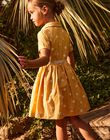 Robe chemise jaune à fleurs FASOLETTE / 23E2PF82ROBB105