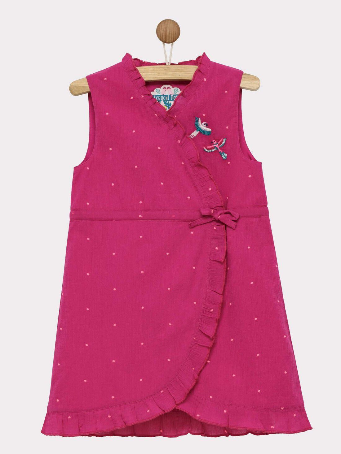 Robe chasuble rose top