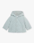 Manteau à capuche Vert-Gris DIOCTAVE / 22H1BGM1VES631