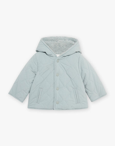 Manteau à capuche Vert-Gris DIOCTAVE / 22H1BGM1VES631