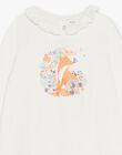 Chemise de nuit en jersey et legging à motifs renard et fleurs DOUNAETTE / 22H5PF22CHN001