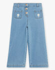 Jean wide legs bleu FADYETTE / 23E2PF81PANP272