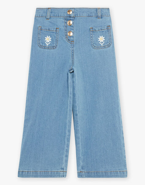 Jean wide legs bleu FADYETTE / 23E2PF81PANP272