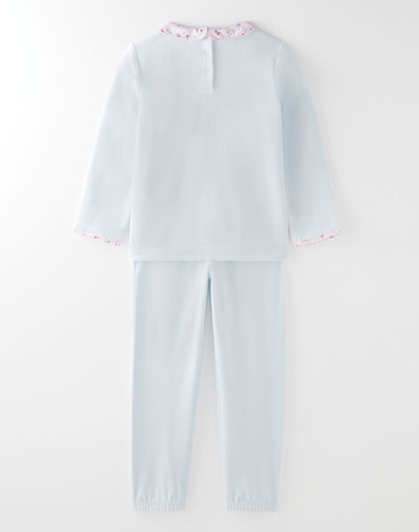 Pyjama En Velours Ciel Petite Fille Pyjama Enfant Sergentmajor