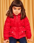 Doudoune rouge à capuche DRAREDETTE / 22H2PFN2D3E050
