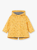 Parka 2-en-1 jaune à capuche ZUANAELLE / 21E1BFM1IMPB114