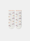 Chaussettes bouclette fleur MABETH / 25E4BF71SOQ001