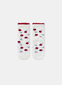 Lot de 3 chaussettes à rayures, imprimés ou uni Bébé Fille NAGERTRUDE / 25H4BFP1LC3001