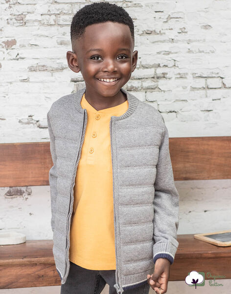 Gilet Gris En Maille Enfant Garcon Pull Gilet Et Sweat Enfant Sergentmajor