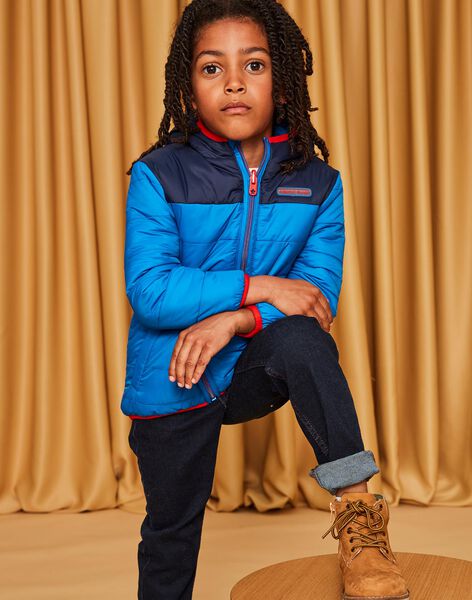 Veste réversible à capuche bleue DIDOUNAGE / 22H3PGV1GIPC238