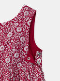 Robe réversible imprimé fleuri et uni MORIVETTE / 25E2PFJ3ROBF506