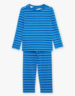 Ensemble pyjama à requin et rayures FLOCHAGE / 23E5PG22PYJ622