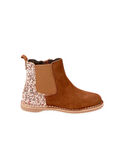 Bottines en suede camel à paillettes enfant fille BECHELETTE / 21F10PF43D0D804