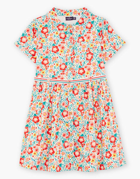 Robe chemise écrue à fleurs FASOLETTE 2 / 23E2PFB2ROB001