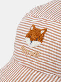 Casquette rayée MARICHARD / 25E4BGP1CHAI814
