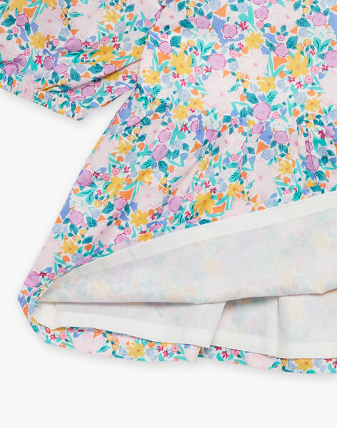 Blouse écrue à imprimé fleuri FLECHETTE / 23E2PFS1CHE001