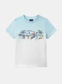 T-shirt Plage Bleu et Blanc KLIPLAGE / 24E3PGR2TMC000