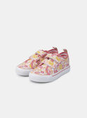 Basket en toile imprimé fleuri  MUABAKETTE / 25N10PF31D16001
