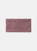 Bandeau mauve en maille MRABANETTE / 25E4PF31BAN328