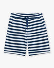 Débardeur et short bleu marine et blanc en jersey FRUPLAGE4 / 23E3PGU3ENS622