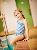 Maillot de bain 1 pièce à carreaux enfant fille CLIRETTE / 22E4PFO4D4K001