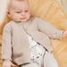 Gilet en tricot beige bébé garçon