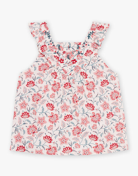 Blouse nude à imprimé fleuri FLUBOBETTE / 23E2PFQ1CHED319