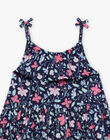 Robe longue bleu marine à imprimé fleuri FRULUETTE 1 / 23E2PFX2RBS070
