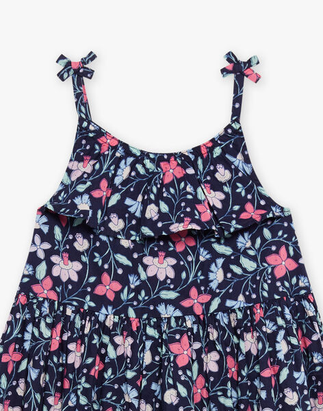 Robe longue bleu marine à imprimé fleuri FRULUETTE 1 / 23E2PFX2RBS070