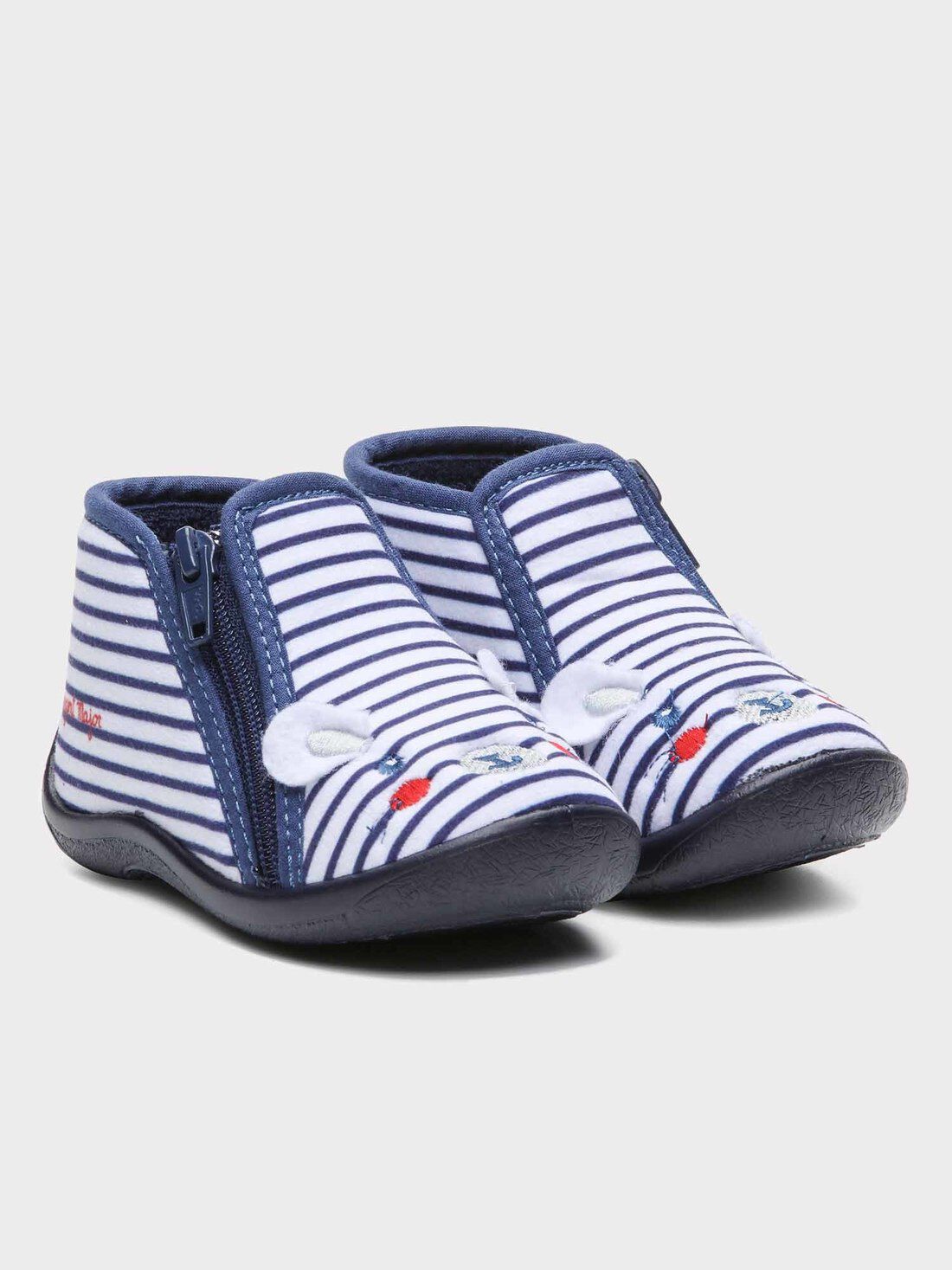 Chaussons rayés bébé garçon : Chaussures bébé | SergentMajor