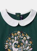 Tee Shirt Manches Longues Vert LYCOLETTE / 24H2PFO1TMLG618