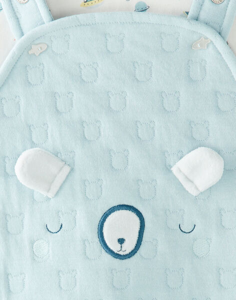 Ensemble Body Salopette Et Bavoir Bebe Garcon