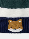Bonnet rayé renard LIPAUL / 24H4BG73BON001