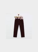 Pantalon marron PANALUETTE / 18H2PFP2PAN817