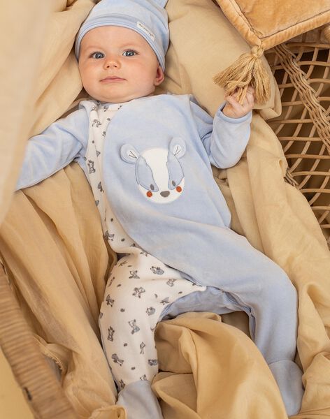 Pyjama En Velours Et Bonnet Assorti Bebe Garcon Achat En Ligne Pyjama Et Grenouillere Sergentmajor