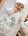 Pyjama et bonnet en velours écru FOUAD_B / 23E0NG71GRE000
