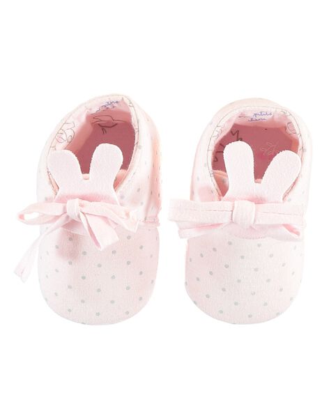 Chaussons En Tubique Rose Pale Bebe Fille Catalogue Sergent Major Naissance Sergentmajor