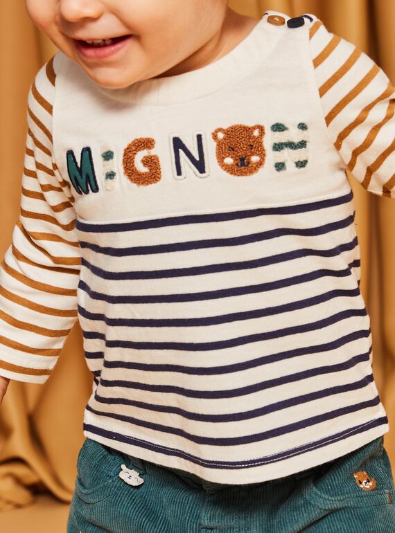 T-shirt marinière à manches longues DANIGEL / 22H1BGU2TML070