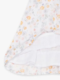 Robe à imprimé fleuri et bloomer bébé fille CYAURORE / 22E1BF11ROB001